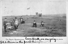 The Beach, Shoeburyness, England, Great Britain, Early Postcard, Used in 1906 picture