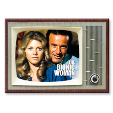Bionic Woman TV Show Classic TV 3.5 inches x 2.5 inches Steel Fridge Magnet picture