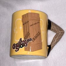A Christmas Story Leg Lamp Crate Fra-gee-lay Sculpted Coffee Cup Mug NECA picture