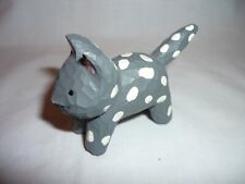 Small Grey Polka Dot Cat Figurine HMK. CDS. picture