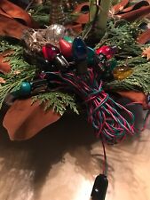 Vintage Christmas 15 Color Lights/Silver Star reflectors ***CLEARANCE SALE picture