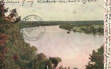 Mississippi River From Indian Mounds St. Paul Minnesota MN Vintage Postcard 1906 picture