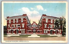 Greenville, South Carolina - Davenport Apartments - Vintage Postcard - Unposted picture