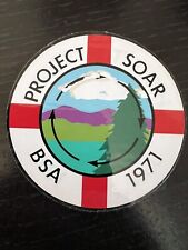 1971 BSA Project SOAR '71 sticker decal vinyl Boy Scouts of America VINTAGE  picture