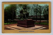 Chicago IL-Illinois, Shakespeare Monument, Antique Vintage Souvenir Postcard picture