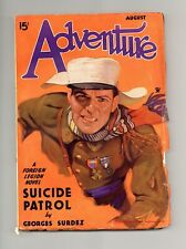 Adventure Pulp/Magazine Aug 1934 Vol. 89 #2 VG- 3.5 picture