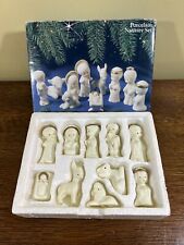 Vintage 1991 Summit Collection Porcelain Nativity Set 10pc Christmas W Orig Box picture