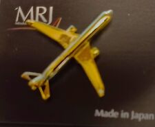 MRJ Regional Jet Airplane Manufacturer Mitsubishi Lapel Pin on card picture