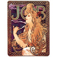 Job Rolling Paper Ad Poster by Alphonse Mucha FRIDGE MAGN, 1896 Art Nouveau Gift picture