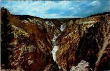VTG POSTCARD CHROME GRAND CANYON YELLOWSTONE NATIONAL PARK WY MIKE ROBERTS PROD picture