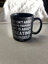 Quotable Mugs Coffee Mug Black Life is About Creating Yourself Collectible  picture