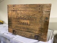 ORIGINAL WWII GERMAN WOODEN K98 RIFLE AMMO TRANSPORT CRATE-DATED 1938 picture