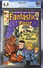 Fantastic Four #45 CGC FN+ 6.5 1st Appearance Inhumans Stan Lee Marvel 1965 picture