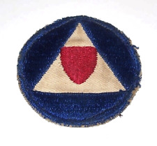 SALTY ORIGINAL EMBROIDERED TWILL WW2 CIVIL DEFENSE POLICE PATCH OFF UNIFORM picture