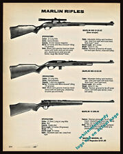 1985 MARLIN 990 995 15 Rifle PRINT AD shown with original prices picture
