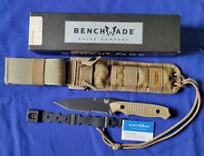 BENCHMADE NIMRAVUS 141 SERRATED TANTO FIXED BLADE KNIFE W SHEATH ''NEW IN BOX'' picture