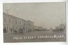 Main Street Cresbard, South Dakota RPPC picture