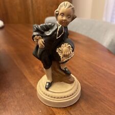 Vintage Ceramic Holland Mold Victorian Man In Grey Suit , Made 1976 picture