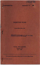 208 Page 1940 Navy MANEUVER RULES Declassified Naval War College Book on Data CD picture