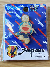 SALE  1996 JFA Doraemon Japan National Football Team TV Asahi Media Pin NEW A picture
