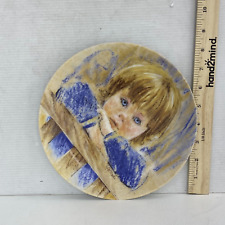 1985 Edwin Knowles Daydreaming Frances Hook Legacy Series Collectors Plate Used picture