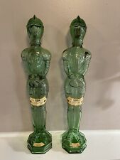 Vintage Casa Vento Chianti Green Glass Soldier- Wine Decanters-1978 RARE picture
