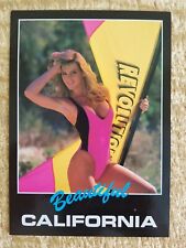 BEAUTIFUL CALIFORNIA.1990 SEXY GIRL LARGER SIZE POSTCARD picture