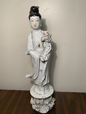 Vintage Chinese Porcelain Figure Of Kuan Yin, Guanyin, Quan Yin picture