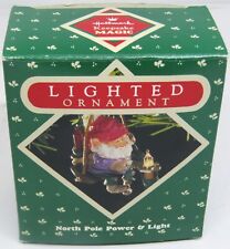 Vintage 1987 Hallmark Keepsake Lighted Ornament, North Pole Power & Light, Ornam picture