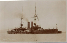 HMS Cornwallis British Royal Navy -  c1910s RPPC Postcard picture