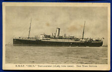 USA Ship RMSP Orca Triple Screw New York Service Postcard picture