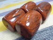 bakelite musk amber 457 grams 4 piece beads suitable for rosary old bacalite picture