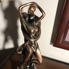 Montefiori Bronze & Black Romantic Lovers Statuette (Valentines Day) picture