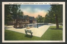 Swimming Pool Kingswood School Bean Station TN postcard 1930s picture