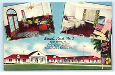 Brown's Court No 2 Port Royal Virginia Vintage Postcard E71 picture