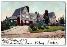 c1908 High School Exterior Building Glen Cove Long Island New York NY Postcard picture