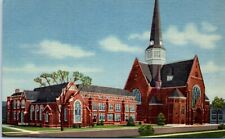 1956 St. Paul's Evangelical Church and Parish House Chicago IL Postcard picture