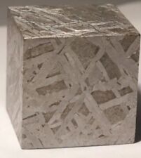 58g  Muonionalusta meteorite cube  A43 Museum Quality picture
