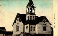 Livermore,IA Iowa- M.E. Church  L.D. Hack ANTIQUE cir 1915 Postcard bk60 picture
