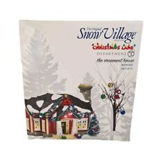 🚨 Department 56 Snow Village CHRISTMAS LANE THE ORNAMENT HOUSE 4036562 Retired picture