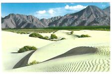 Vintage California Chrome Postcard Desert Sand Dunes Great Southwest Movie TV picture
