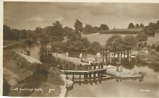 Postcard RPPC UK Kent 1920s East Farleigh Lock JSW #4445 23-11002 picture
