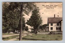 Enfield Center NH-New Hampshire, Main St Center Village, Vintage c1912 Postcard picture