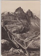 Raumbanen, Norway. Trollstigen.  Vintage Real Photo Postcard picture