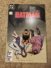 BATMAN (Year One, Part 1) 404 DC comics 1987 HIGH GRADE picture