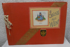 VINTAGE 1946 SCRAP BOOK  - GREETINGS FROM VIENNA - NICE DETAILED SCRAP BOOK picture