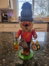 Vintage Steinbach Smoker - Father Time (rare) West Germany Clock Knit Cap Cone  picture