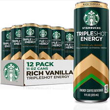 Starbucks Tripleshot Coffee Energy Drink, 11 fl oz Cans 165mg Caffeine picture