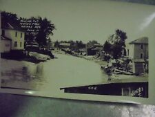 Real Photo June 19, 1925 Flood in Cascade Iowa picture