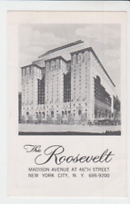 Postcard NY New York City The Roosevelt Hotel G21 picture